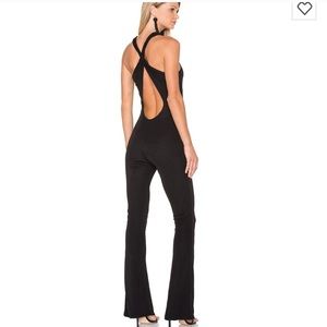 NWT MISHA collection black jumpsuit